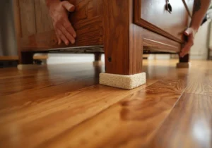Avoid scratching floors moving furniture