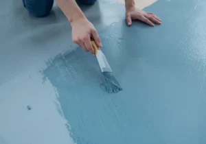 How to paint linoleum